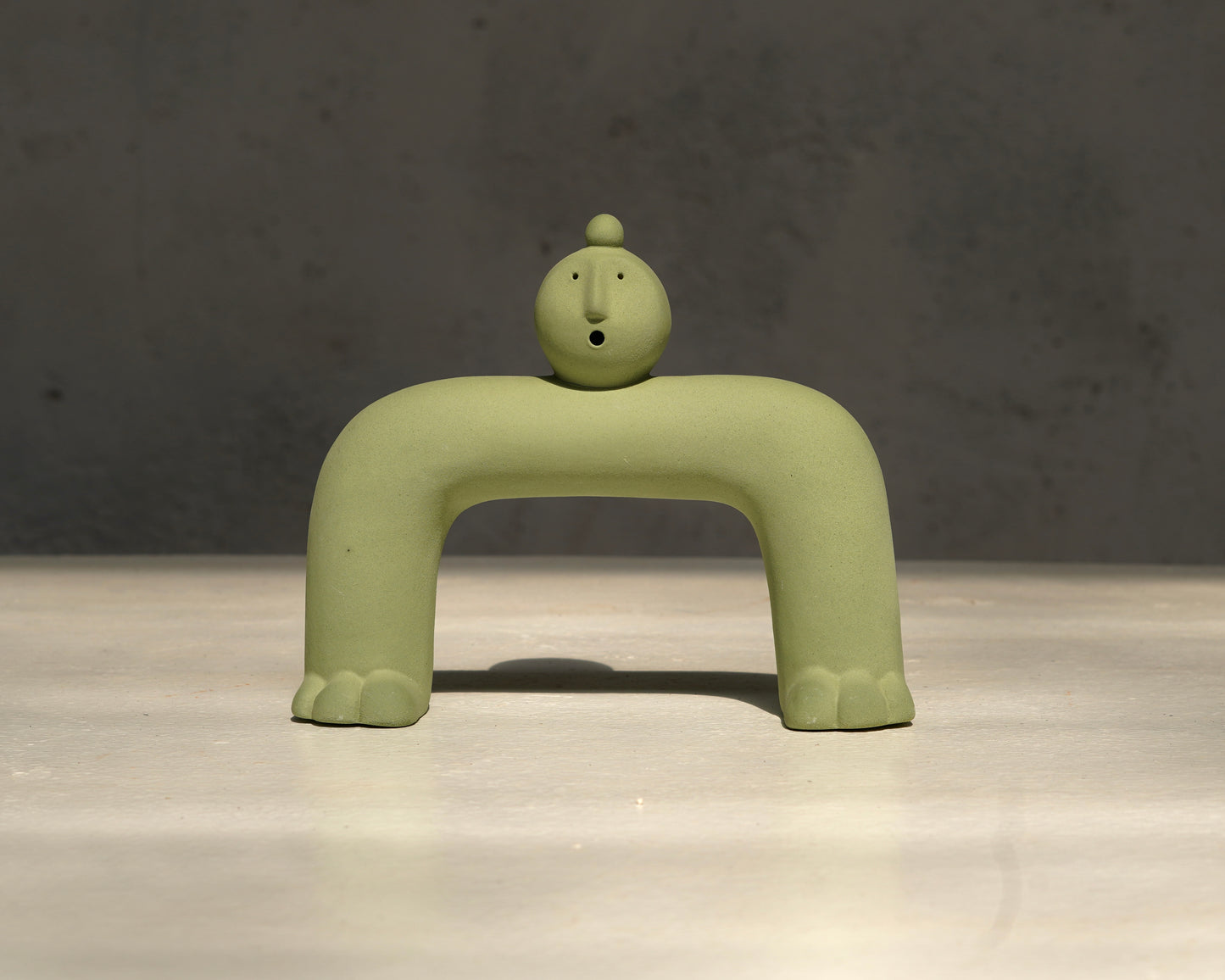 Curious Creatures - Unglazed Green