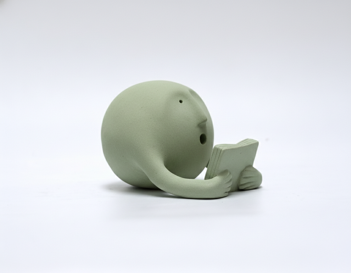 Eager Reader Clayhead