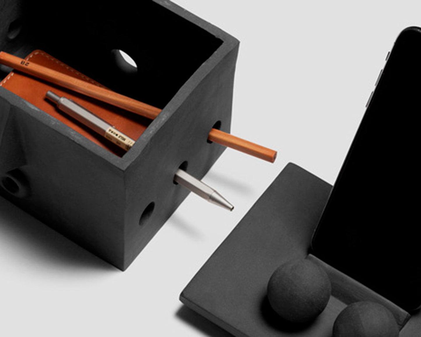 Keeper Box (Off White & Charcoal Black)