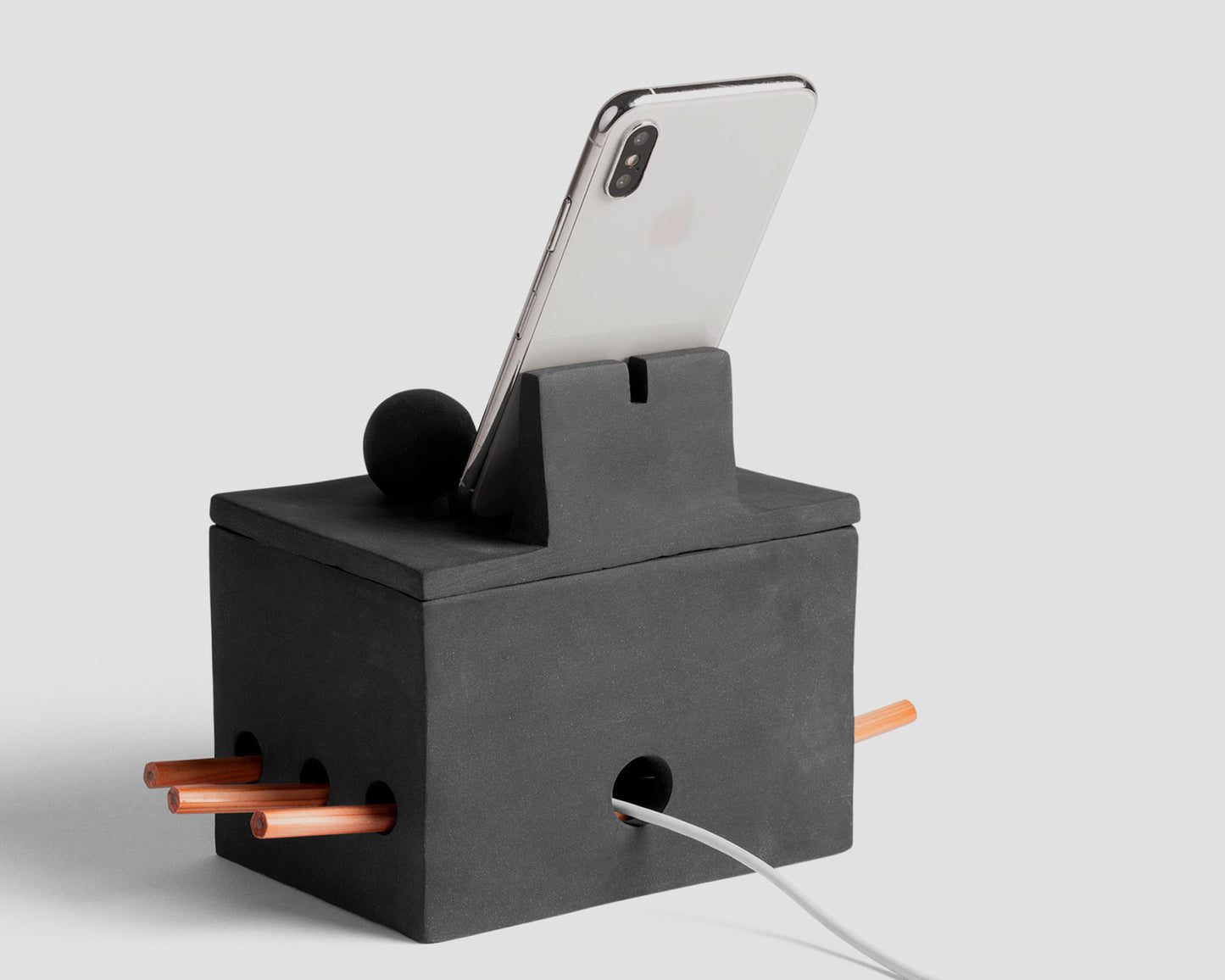 Keeper Box (Off White & Charcoal Black)