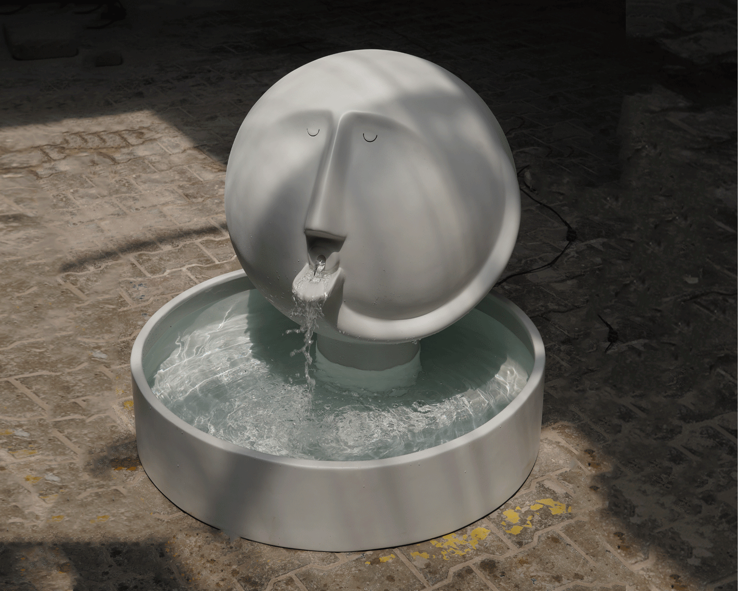 Blown Away Fountain Sculpture