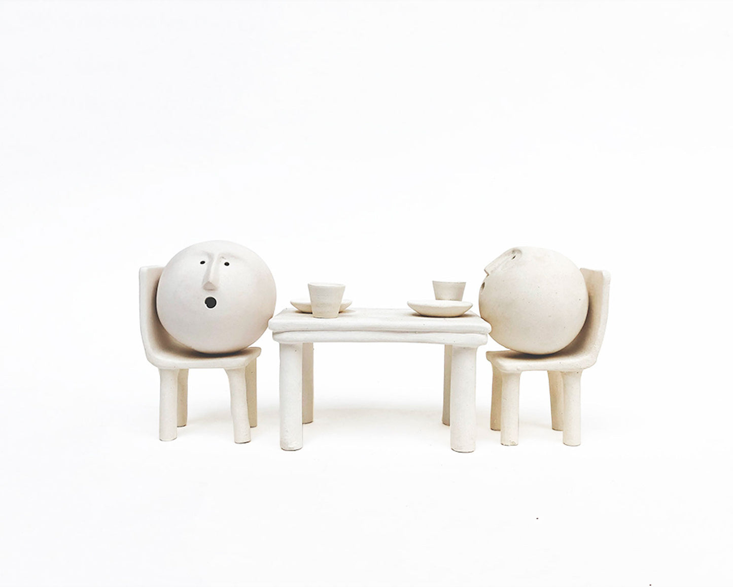 Table Set: Handcrafted Stoneware by Claymen, Designed by Aman Khanna