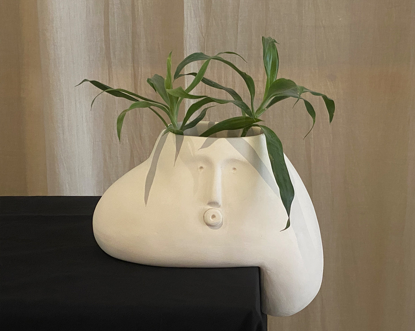 blob plant pots Blob Set of three: Handcrafted Stoneware Planters by Claymen, Designed by Aman Khanna